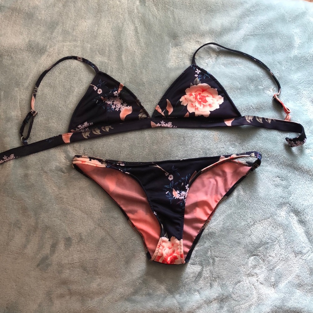 Floral Cheeky Swimwear